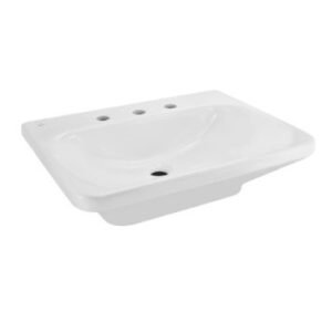 Jaquar TABLE TOP BASIN THREE TAP HOLE SIZE : 600X450X175 MM
