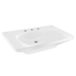 Jaquar TABLE TOP BASIN WITH THREE TAP HOLE, SIZE : 800X500X175 MM WHITE