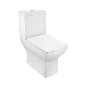 Jaquar Single Piece-WC with UF Soft Close Slim Seat Cover -Size: 370x670x720 mm "s" Trap- 220 mm - White