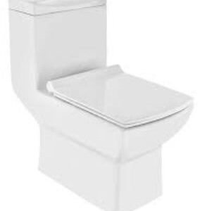 Jaquar Single Piece WC with UF Soft Close Slim Sensor & SIZE:370x670x720 mm "s" Trap - 300 - White