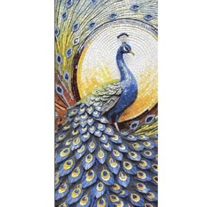 MOSAIC BLUE PEACOCK MATT GRENULA 600X1200