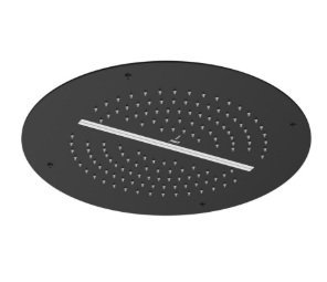 Jaquar Duoflo Shower Round Shape 350 mm with Installation False Ceilng without Light Function Rain & Water Fall