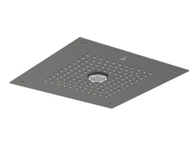 Jaquar Duoflo Shower Square Shape 250 mm with Installation False Ceilng without Light Function Rain & Laminar