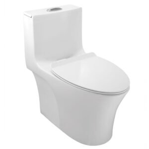 Jaquar RIMLESS SINGLE PIECE WC WITH UF SOFT CLOSE SLIM SEAT SIZE : 385X720X710 "S" TRAP -300 MM