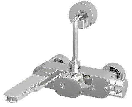 Jaquar Exposed Thermostatic Bath & Shower Mixer 2-In 1 with Bend Pipes