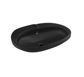 Jaquar COUNTER TOP BASIN SIZE : 600X440X165 BLACK MATT