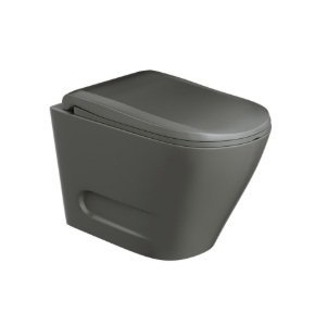 Jaquar RIMLESS BLIND INSTALLATION WALL HUNG WC SIZE : 370X510X360 MM GREY MATT