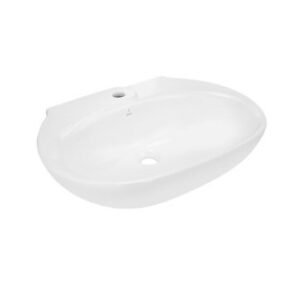 Jaquar Wall Hung Basin with Fixing Accessoires - Size: 600x440x155 mm