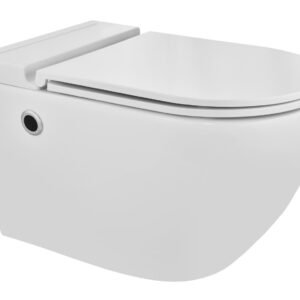 Jaquar Tankless Wall Hung WC with Sensor Flush, UF Soft Close Slim Seat Size: 360x580x380 mm - White
