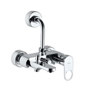 Jaquar 3-1 Single Lever Wall Mixer with Provision for Both Hand Shower & Over Head