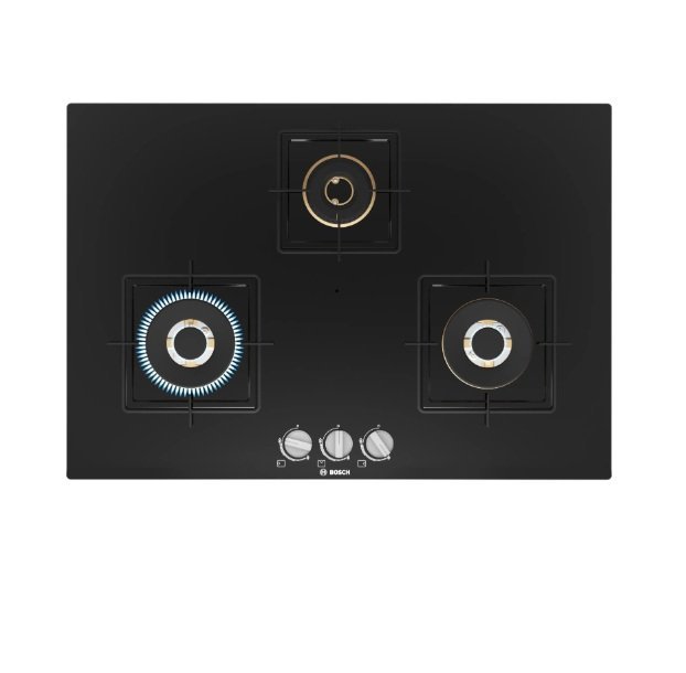 Bosch - PND7B6F10I - Glass Hob 75 Cm, Black Glass, 4 Zones - 56 x 752 x 520 mm