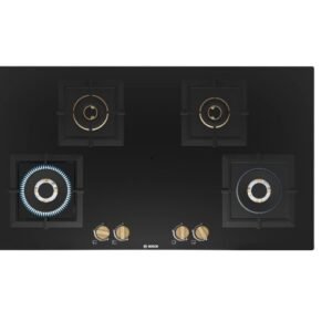 BOSCH - PNF9B6F20I - Hob 90 cm, 5 burners, wok burner, black glass - 56 x 900 x 520 mm