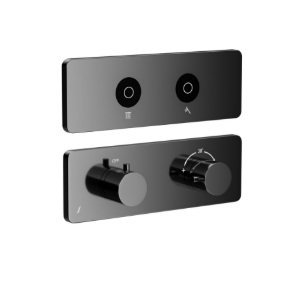 Jaquar EXPOSED PART KIT OF QLUOD TOUCH SHOWER SYSTEM 2 OUTLETS FOR RAIN & HAND SHOWER (QLD-CHR-309661C)