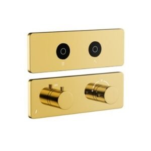 Jaquar EXPOSED PART KIT OF QLUOD TOUCH SHOWER SYSTEM 2 OUTLETS FOR RAIN & HAND SHOWER (QLD-CHR-309661C)