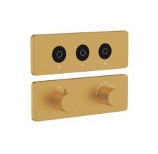 Jaquar Exposed Part Kit of Qluod Touch Shower System 3 Outlets for Rain, Hand Shower & Body Shower QLD-CHR-309661C)