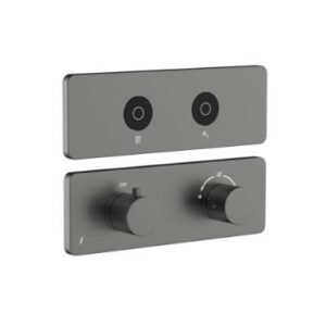 Jaquar EXPOSED PART KIT OF QLUOD TOUCH SHOWER SYSTEM 2 OUTLETS FOR RAIN & HAND SHOWER (QLD-CHR-309661C)