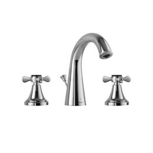 Jaquar 3-Hole Basin Mixer with Popup Waste System