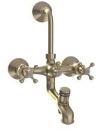 Jaquar 3-1 Wall Mixer with Provision for Both Hand Shower & Over Head Shower