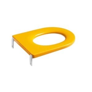 Roca Happening Soft Close PP Seat Cover for Baby Water Closet, Yellow