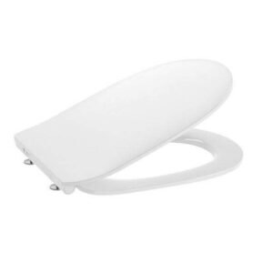 Roca Debba Round Soft Close UF Slim Seat Cover for Debba Round Rimless & Compact Wall Hung WC, White