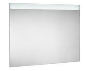 Roca Prisma Rectangular Comfort Mirror with Upper and Lower LED Light, Demister Device, Activated by Motion Sensors Size: 1100x35x800 mm