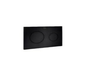 Roca PL10 Dual Flush Operating Plate for Concealed Cistern, Matt Black