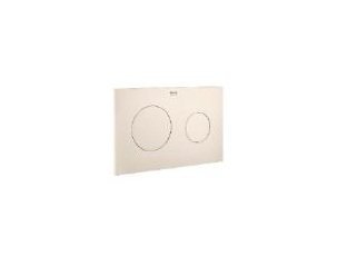 Roca PL10 Dual Flush Operating Plate for Concealed Cistern, Matt Beige