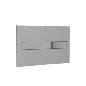 Roca PL2 Dual Flush Operating Plate for Concealed Cistern, Grey