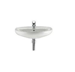 Roca Victoria Wall Hung Basin with Fixing Accessories, Size: 520x410x195 Mm, White