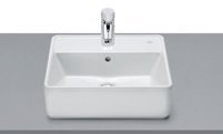 Roca Alter Over Counter Top Basin with Tap Hole, Size: 420x390x130 mm, White