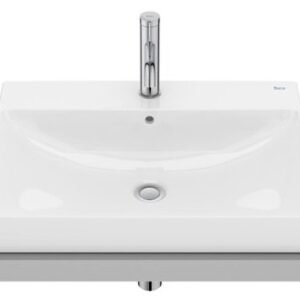 Roca Ona Fineceramic Semi Insert Basin with Tap Hole, Size: 600x450x169 mm, White