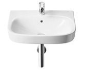 Roca Debba Wall Hung Basin with Fixing Accessories, Size: 550x440x170 mm, White
