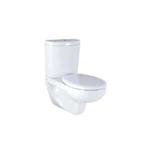 Roca Victoria Bowl for Wall Hung Couple Closet WC with Fixing Accessories, Size: 355x645x365 Mm, P Trap