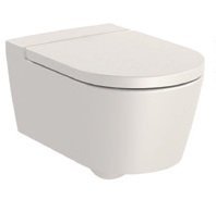 Roca Inspira Round Rimless Wall Hung Water Closet with Fixing Accessories, Size: 370x560x390 Mm, Beige