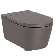 Roca Inspira Round Rimless Wall Hung Water Closet with Fixing Accessories, Size: 370x560x390 Mm, Coffee