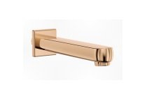 Roca Estrella Bath Spout with Square Flange, Rose Gold