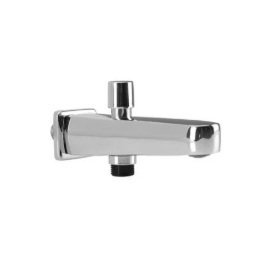 Roca Estrella Bath Spout with Diverter & Square Flange, Chrome
