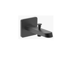 Roca Individual Bath Spout with Diverter, Titanium Black