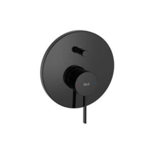 Roca Ona Built in Bath & Shower Mixer, Titanium Black (Completed with Roca-Box -RT525869403, Sold Separately)