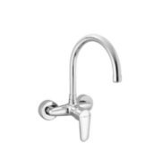 Roca Victoria Plus Wall Mounted Sink Mixer, Chrome