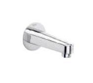 Roca Individual 170mm Bath Spout with Flange, Chrome