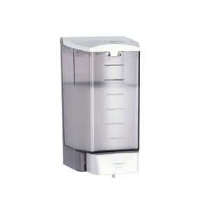 Jaquar SOAP DISPENSER - PUSH BUTTON : CAPACITY : 0.8L ; MATERIAL : ABS, FINISH : WHITE/ SMOKED