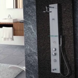 Jaquar (Model - Infinity White ) White Tempered Glass Body: Size: 1500x200 mm