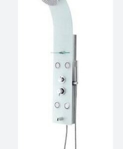 Jaquar (Model- Glassy White ) White Tempered Glass Body: Size: 1400x250 mm