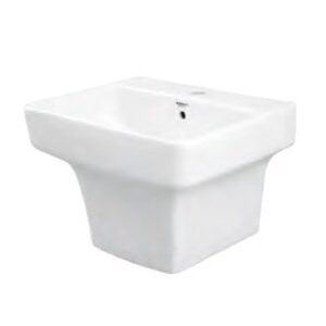 Somany Creta One Piece Half Pedestal Basin B.WT