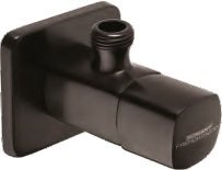 Somany Diamante Angular Stop Cock-Black