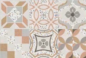 Somany Engravo Ciara Brown Décor 200x200mm