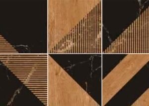 Somany Engravo Galicia Black 200x200mm