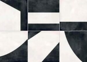 Somany Engravo Geodas Black Décor 200x200mm