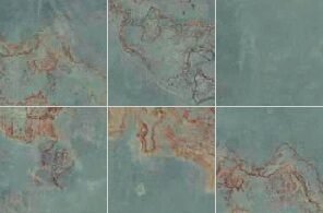 Somany Engravo Green Metalic Rust 200x200mm